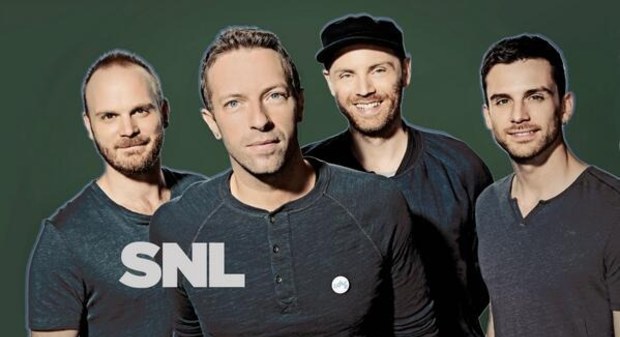 coldplay on snl 2014