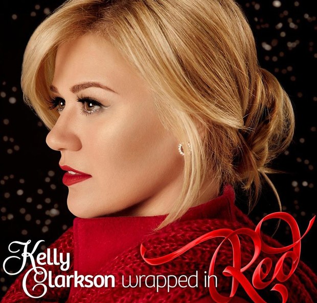 kelly clarkson wrapped in red hq cover